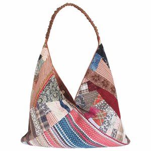 Lindsey Berns Patchwork Jazz Hobo Bag Brand New OOAK
